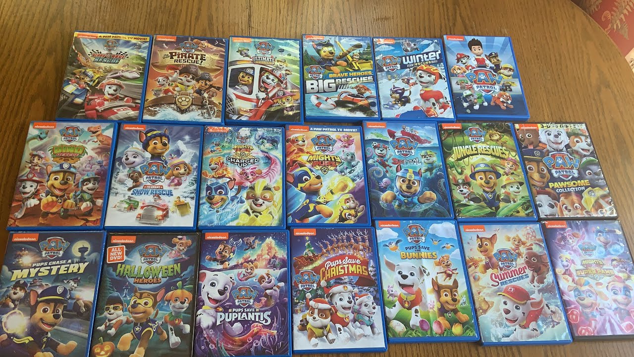 Huge Paw Patrol DVD Collection 📀