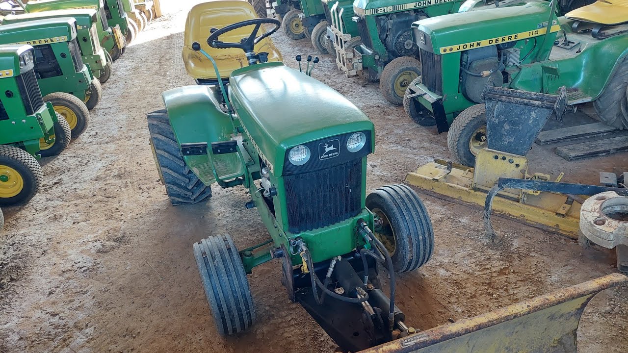 Full service on 1974 John deere 140 H3 with 11 hours