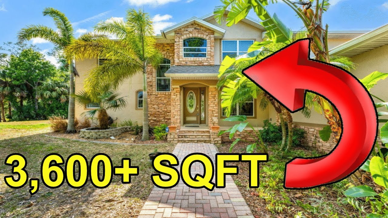 Inside a 3600+ Sq Ft Home On 3+ Acres In Malabar Florida | 2300 Duncil Ln