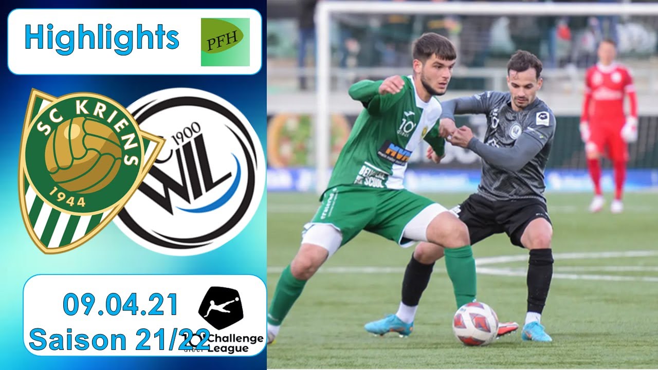 Highlights: SC Kriens vs FC Wil (09.04.22)