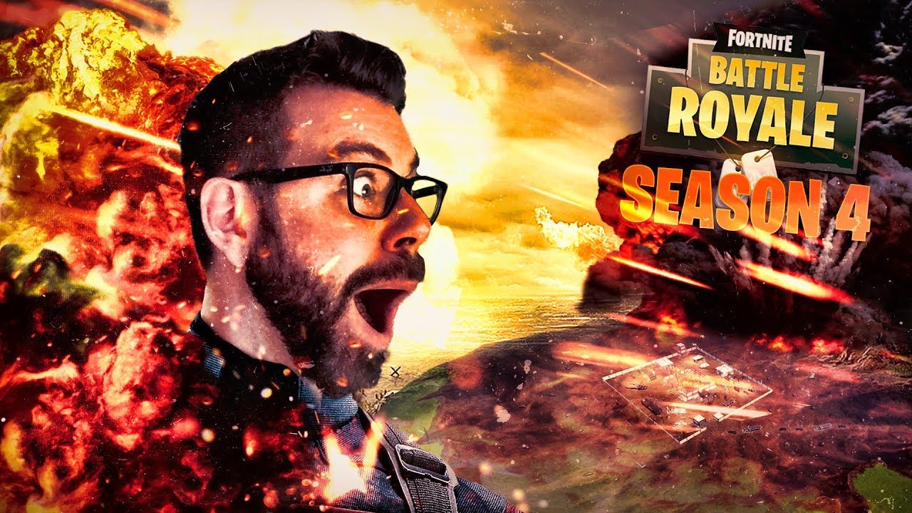 NEW FORTNITE SEASON 4 UPDATE in FORTNITE IS INSANE!!!! (new skins, new battle pass, Comet Crater)