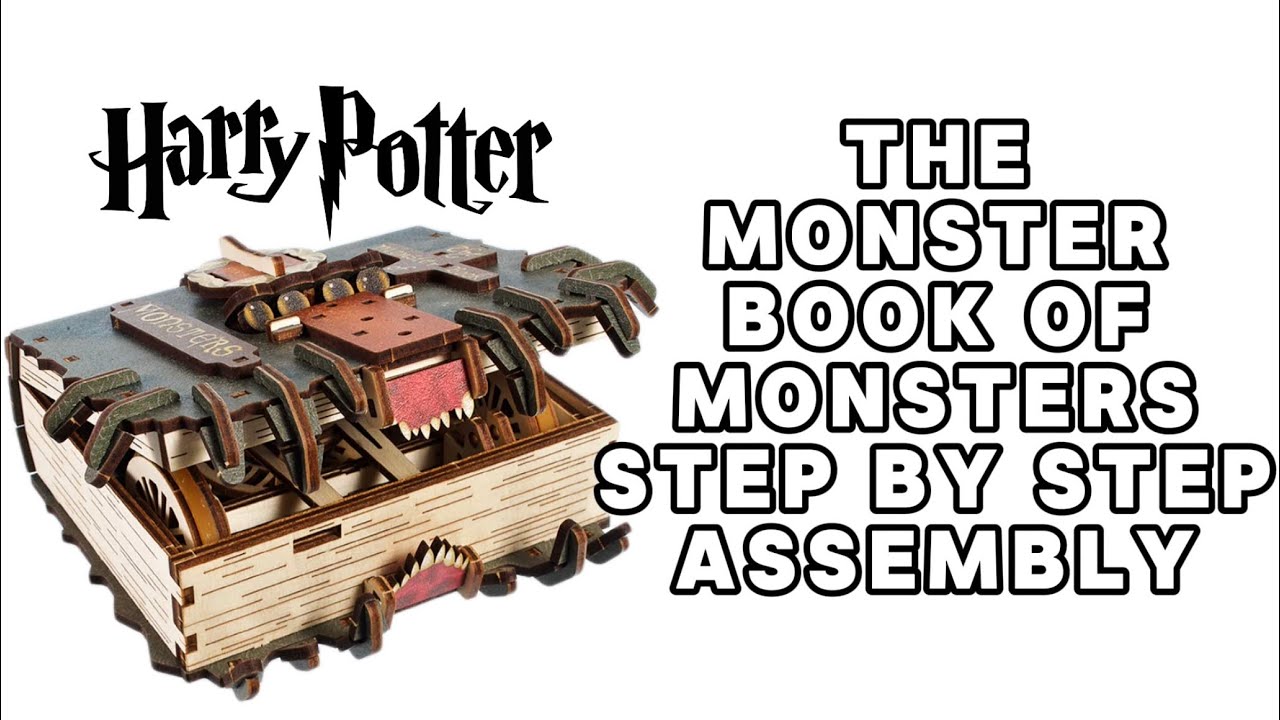 The Monster Book of Monsters Step-by-Step Assembly Guide | UGears
