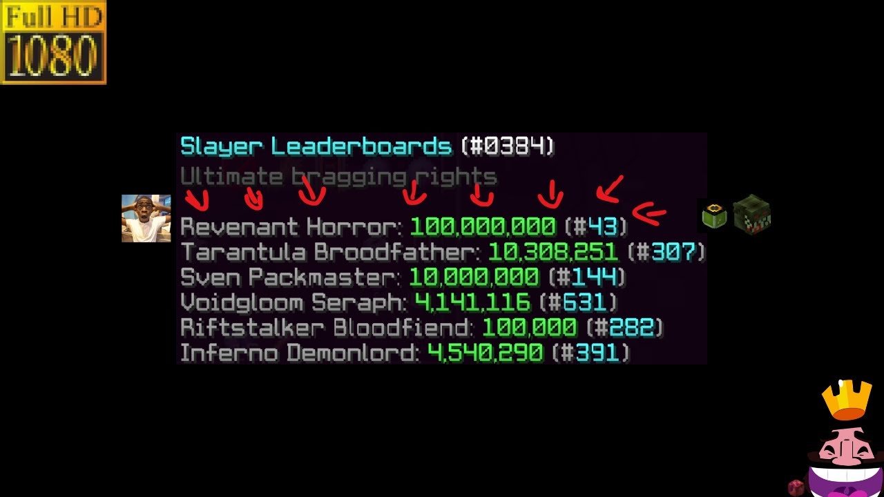 Hitting 100M rev exp - Hypixel Skyblock