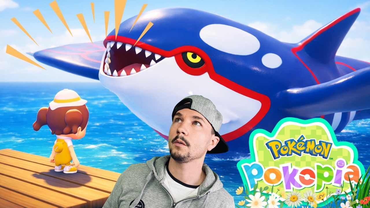 Kyogre Saved My Town in Pokemon Pokopia! | Pokemon Center Rebuild