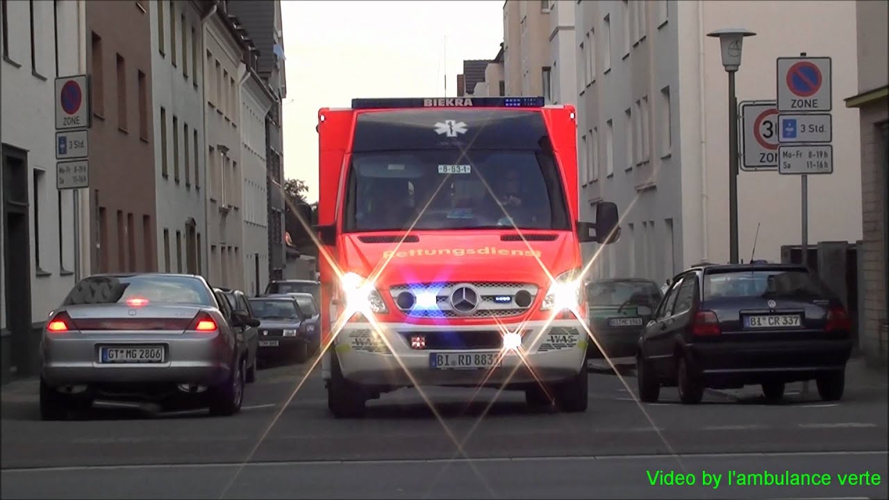 2 x RTW 8/83/1 Biekra Krankentransport GmbH Bielefeld