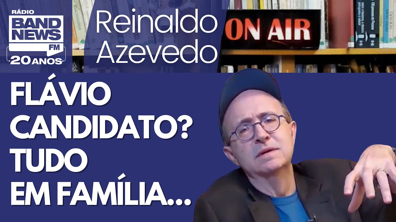 Reinaldo – Bolsonarismo-raiz fala agora de candidatura Flávio; Eduardo-Carlos: nada fora da família