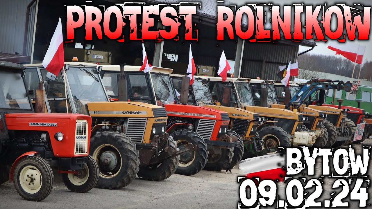PROTEST ROLNIKÓW - BYTÓW 09.02.2024 😱 #SOLIDARNI_Z_ROLNIKAMI 🔥 MAFIASOLEC [MST]