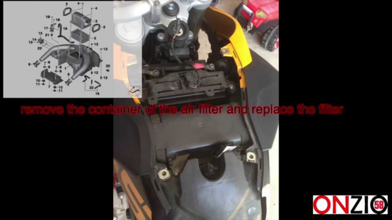 BMW F800GS - Oil, oil filter and air filter replacement