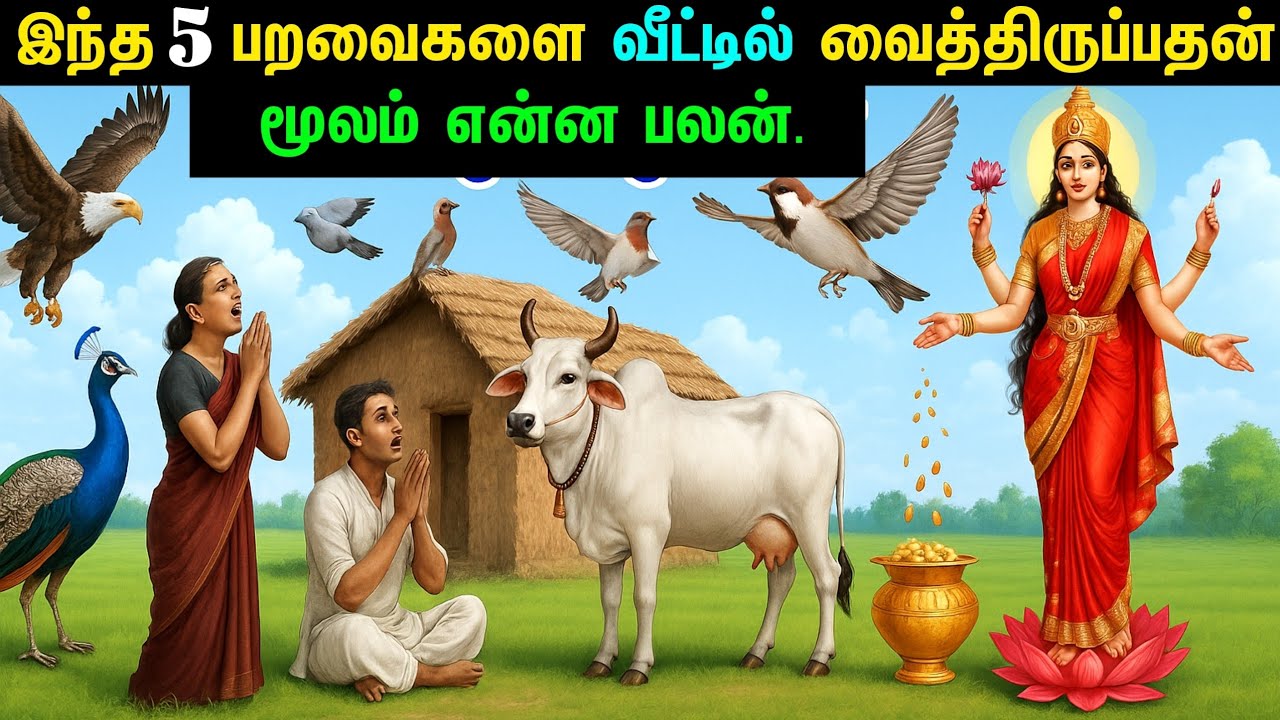 இந்த 5 பறவைகளை வீட்டில் வைத்திருப்பதன் மூலம் என்ன பலன்? | மகாலட்சுமி கூறிய உண்மை
