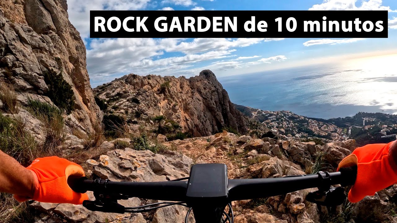 MTB por Calpe: rock garden de 10 minutos