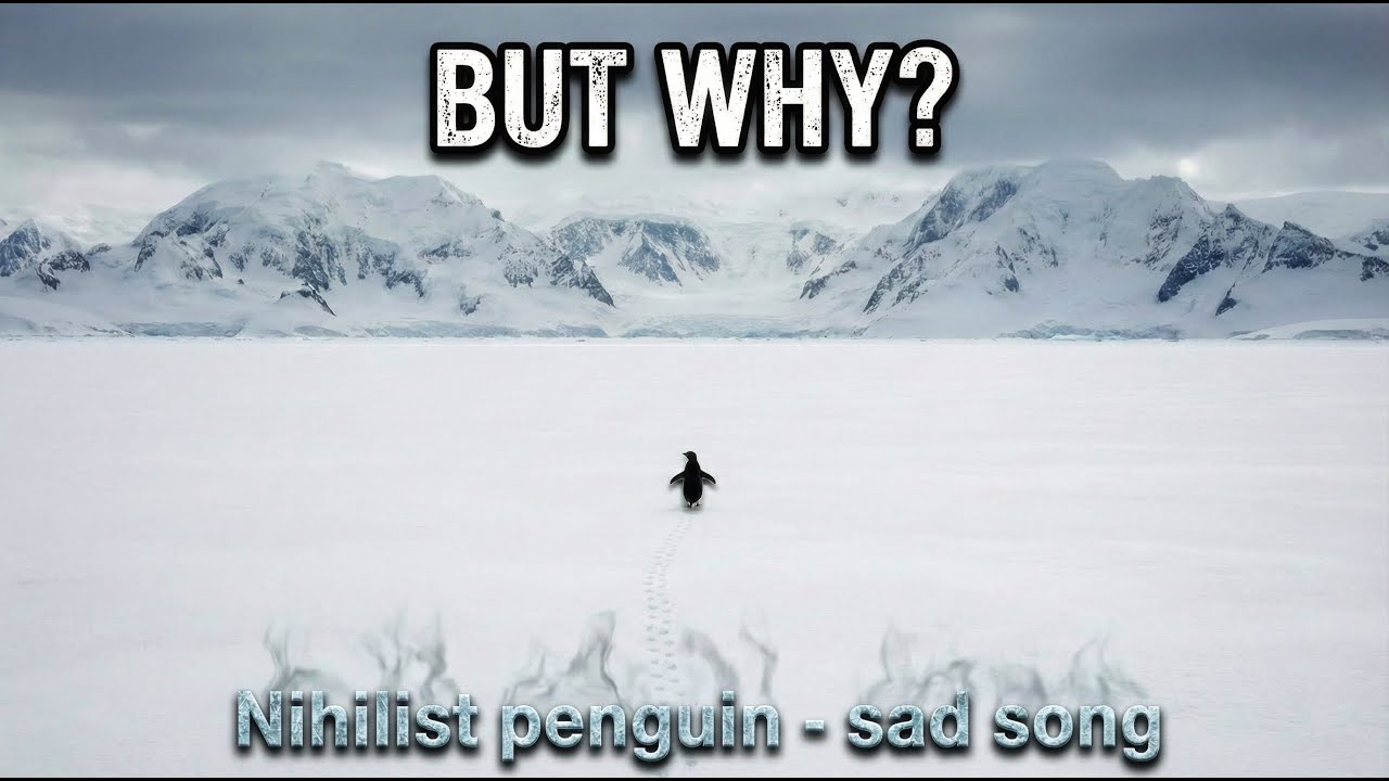 The Nihilist Penguin | Why He Walked 70 km to the mountain (Sad Song Tribute)