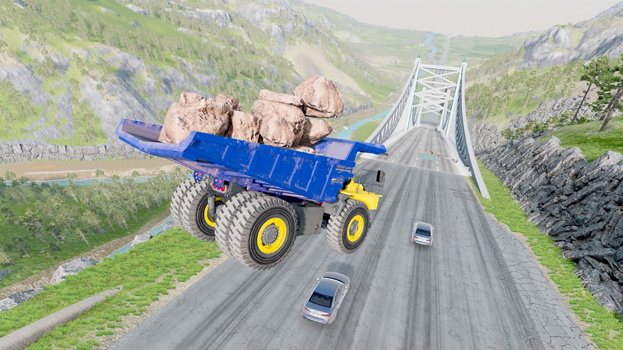 FULL THROTTLE Downhill Destruction! #3 🚗💥 Insane Speed Test | BeamNG.drive | BeamNCrash