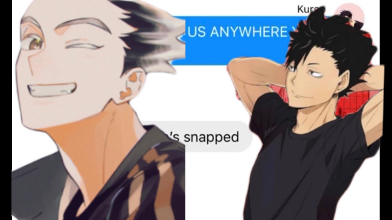 Haikyu text Skit Kuroo and Bokuto get stuck in an elevator (Voice Recognition Lift)