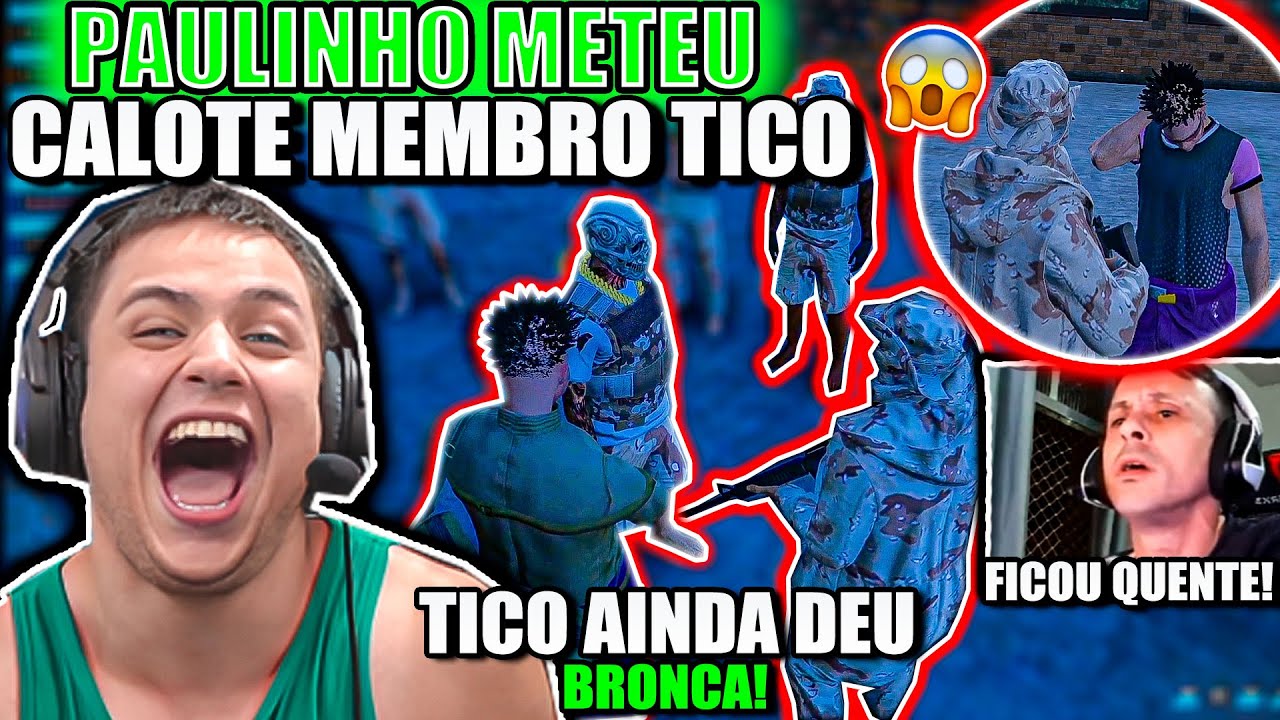 PAULINHO RESOLVEU B.O TIC! METEU CALOTE MEMBRO DO TICO PELA MOTO! FOI ESCULACHADO DA FAC!DEU RUIM!😂🔥