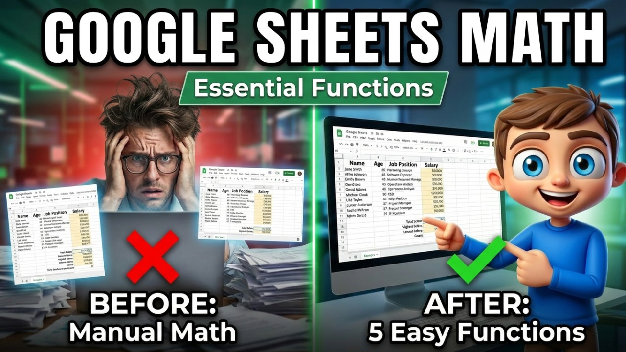 Essential Google Sheets Math Functions