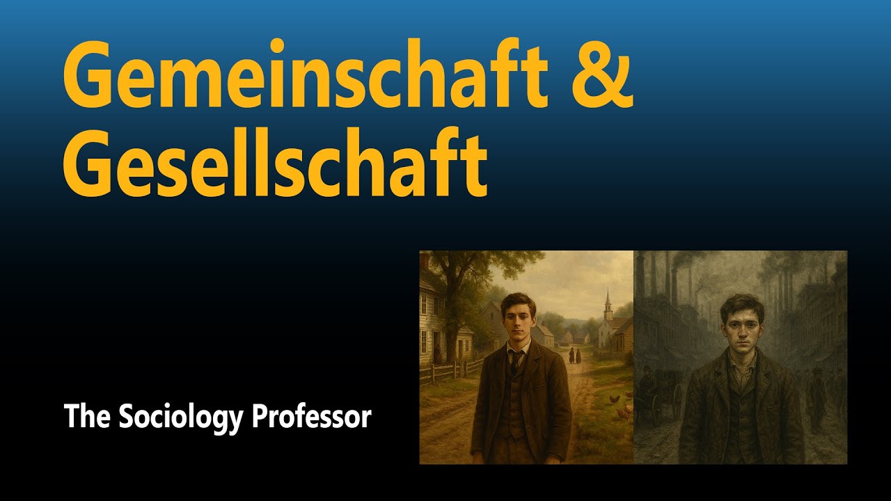 Gemeinschaft and Gesellschaft: Tönnies' Social Structures