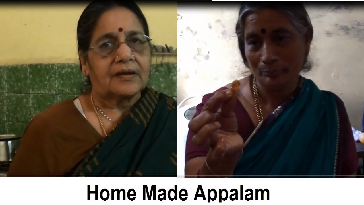 Homemade Appalam