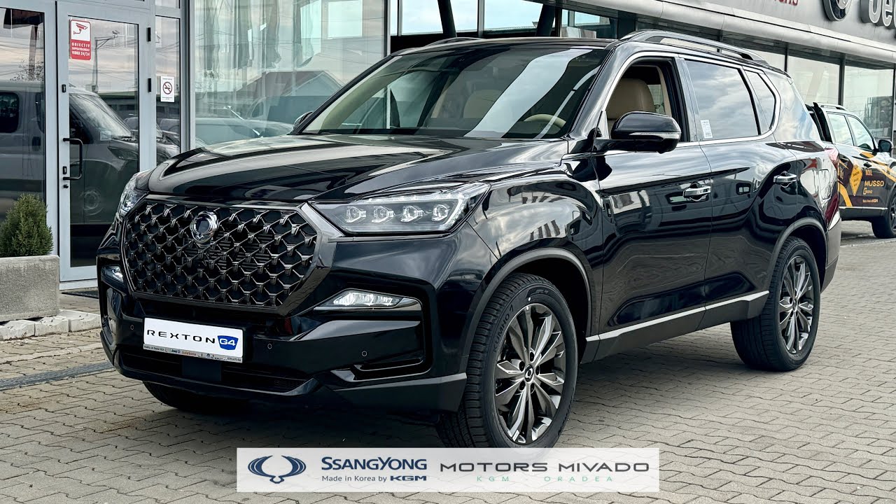 SsangYong by KGM - REXTON G4 2025 Y470 MY25 Black Edition 2.2E-XDI 202HP 4WD A8 / 7 Locuri / Trapa /
