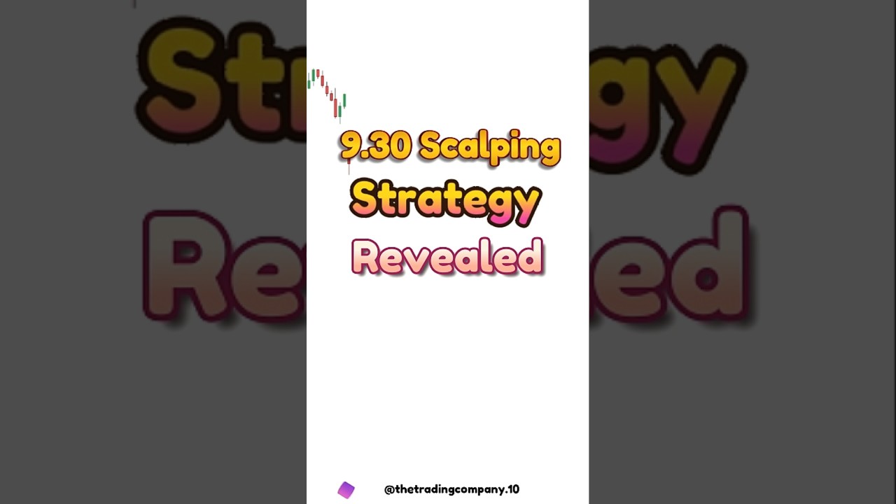 9.30AM Scalping Strategy🔥 #sharemarket #scalping #nifty50 #banknifty #shortsfeed