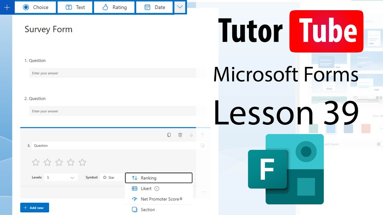 Microsoft Forms - Lesson 39 - Survey QR Code
