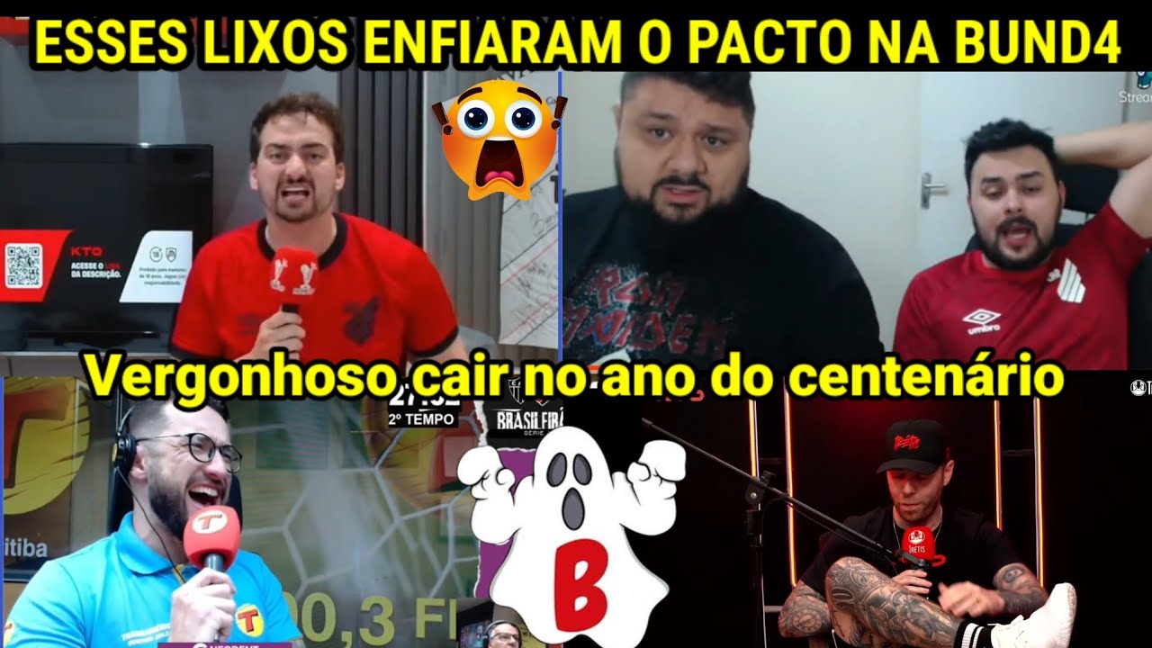 CAPPELLANES SURTA AO VIVO COM REBAIXAMENTO DO ATHLETICO PR l 