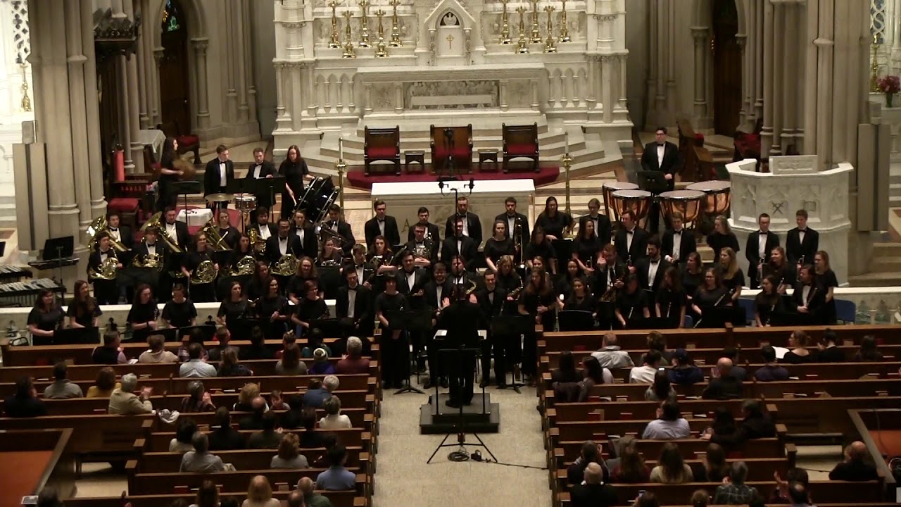 University of Pittsburgh Symphonic Band Winter Concert 3/1/2019 St. Paul's Cathedral
