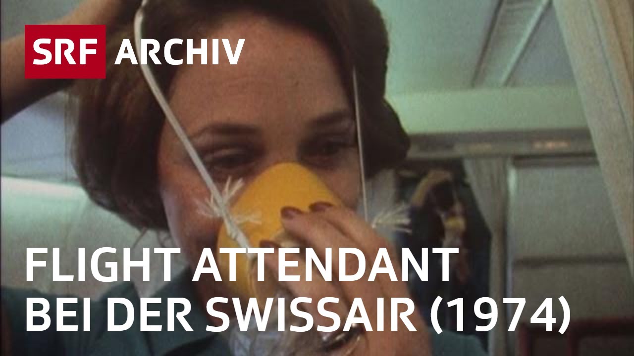 Air Hostessen bei der Swissair (1974) | SRF Archiv