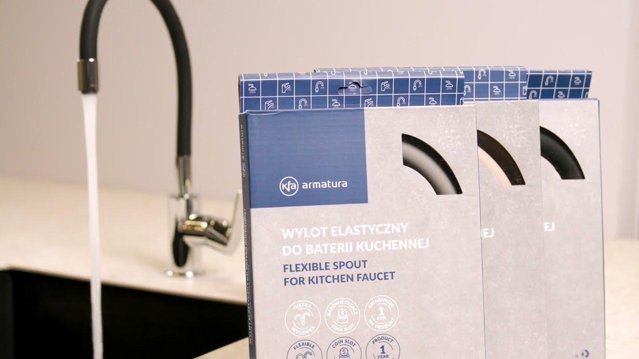 Jak wymienić wylewkę elastyczną w baterii Rumba? | Szybki montaż wylotu kuchennego | KFA Armatura
