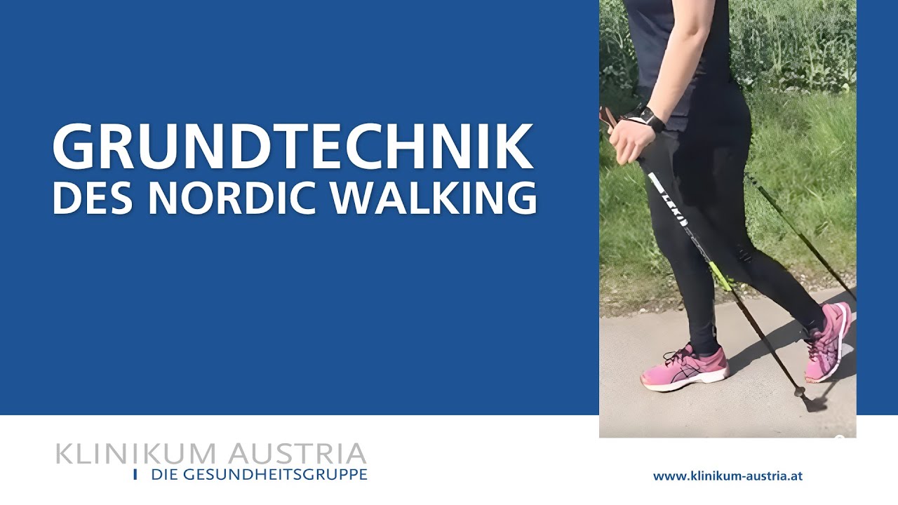 Grundtechnik des Nordic Walking