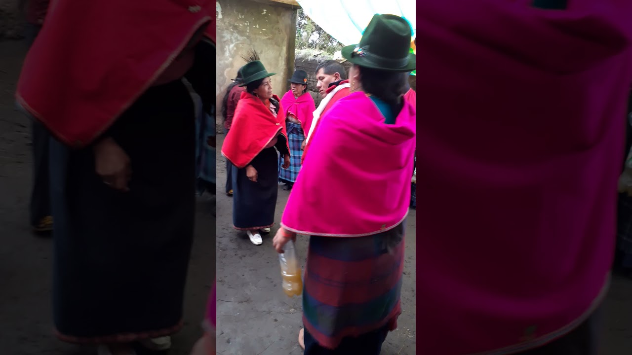 Bautizo  en la casa de  Lázaro Chafla  en la comunidad pull San José (2021