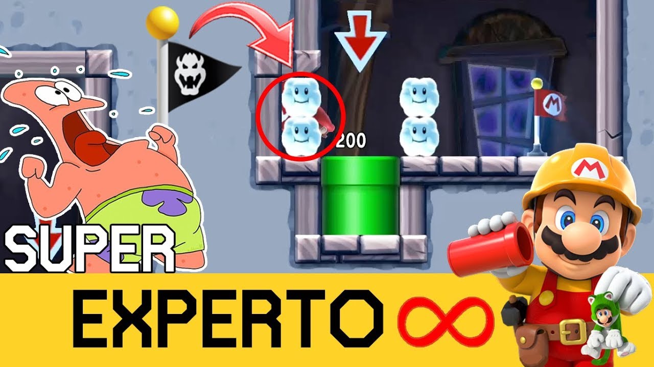 ¡¡¿QUÉ CLASE DE SITIO ES ESTE?!! - SUPER EXPERTO INFINITO (NO SKIP) - SMM2 - ZetaSSJ