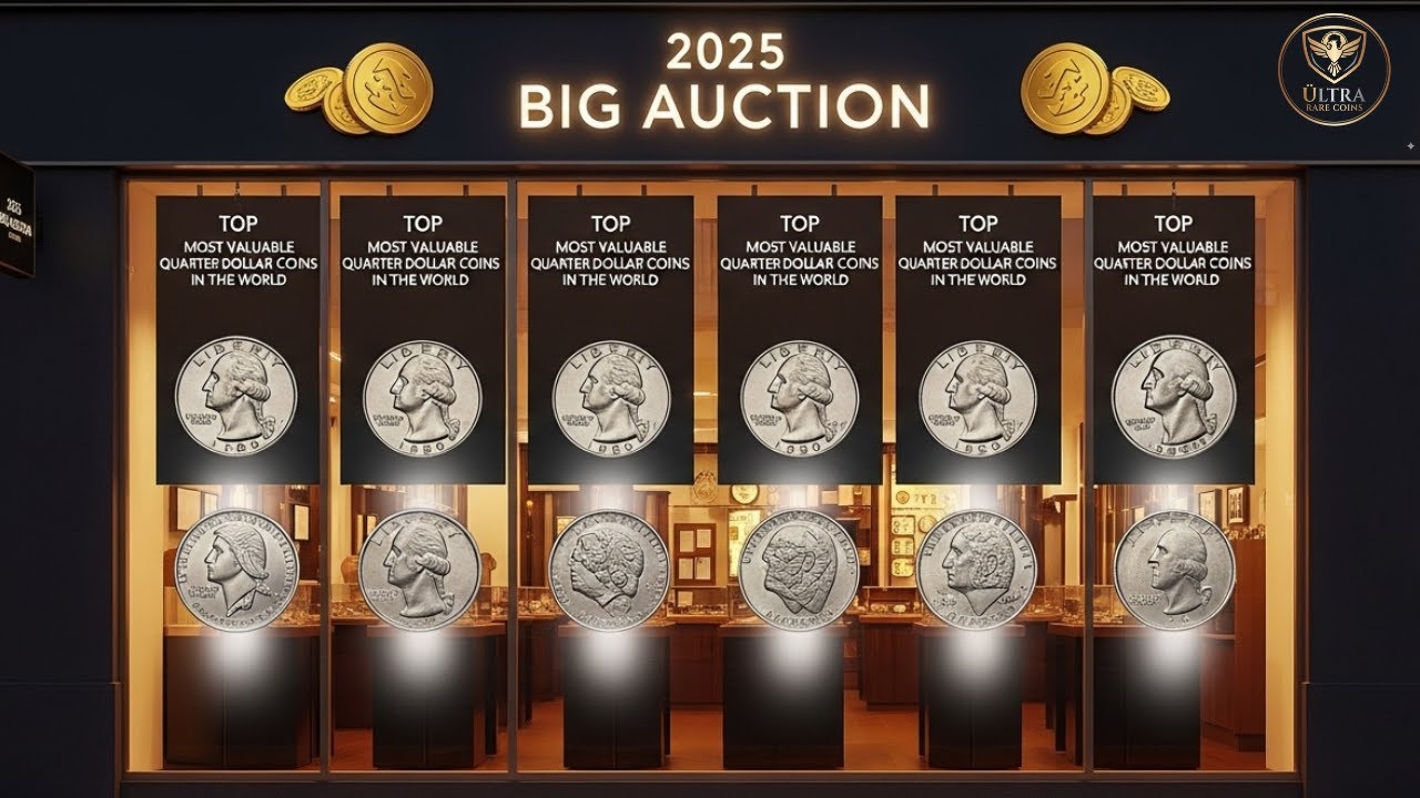 TOP 10 SUPER RARE SILVER QUARTER DOLLAR COINS THAT COULD BE A MILLIONAIER!