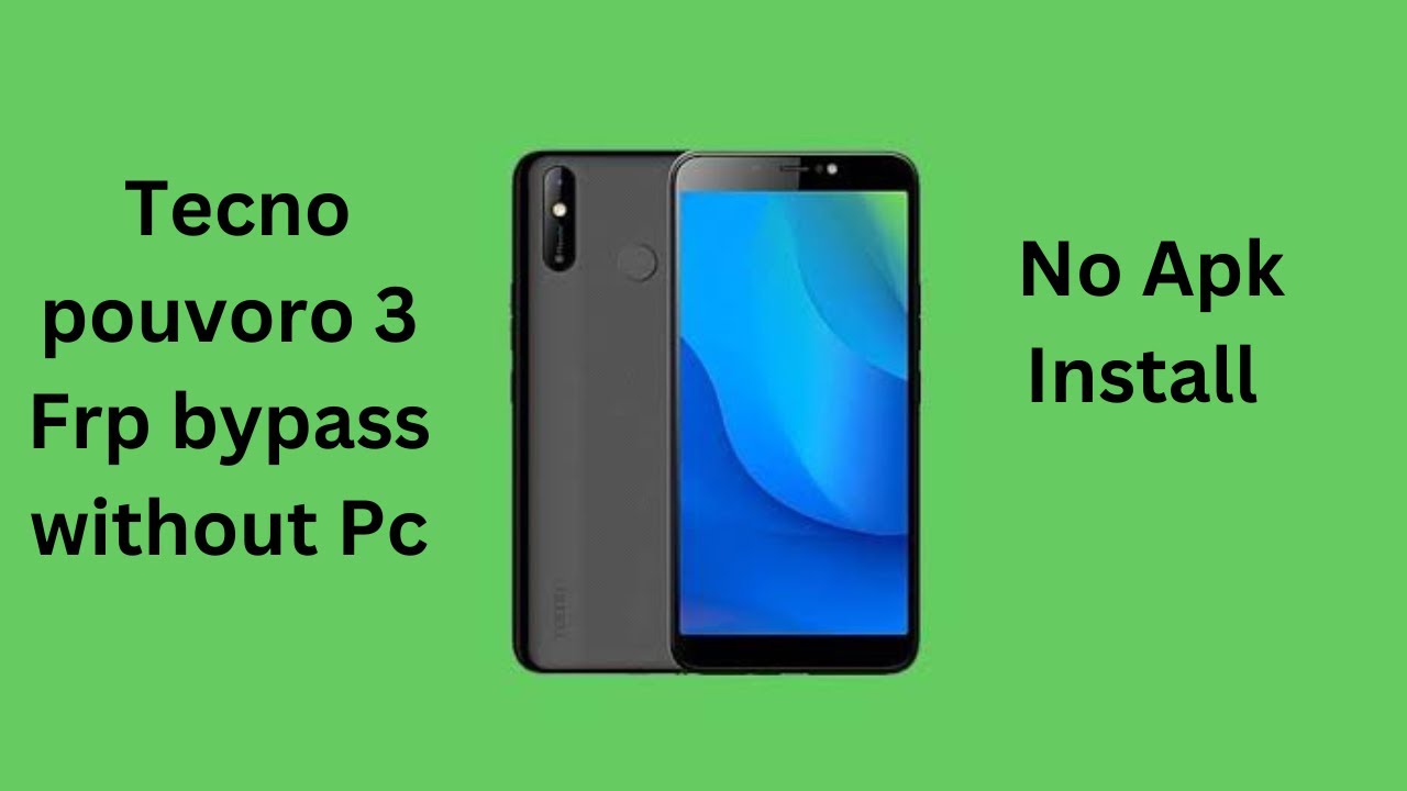 Tecno pouvoir 3 Frp Bypass Android 10 / KC6 Remove Google Account Lock without pc
