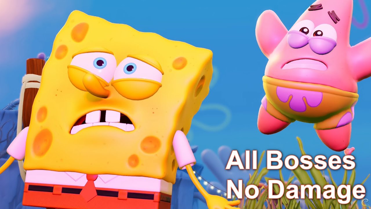 SpongeBob SquarePants: The Cosmic Shake - All Bosses (No Damage / All Awards)