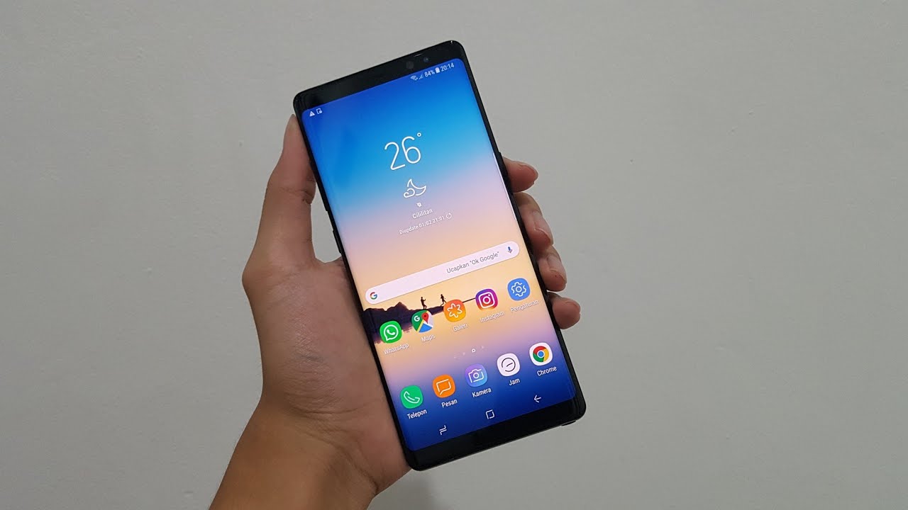 Samsung Galaxy Note 8 AnTuTu Benchmark || Screen resolution 1440x2960