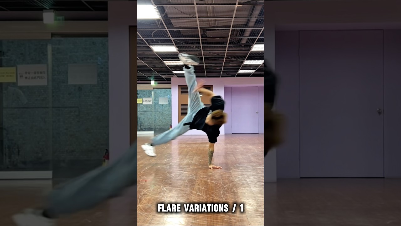 Flare variations - 5 #powermoves #reformerz #dance #bboy #flare #wenxian
