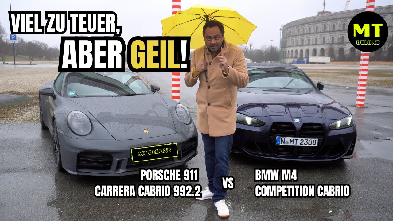 Porsche 911 Carrera CABRIO 992.2 vs. M4 Cabrio Competition | Viel GELD für wenig LEISTUNG!