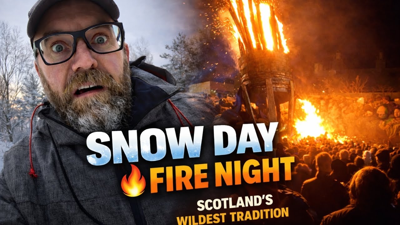 Snow Day Chaos to Fire Night 🔥 | Scotland’s Wildest Tradition