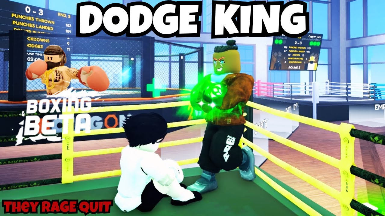 DODGE KING! � WildDogGaming Made Them RAGE QUIT in Boxing Beta