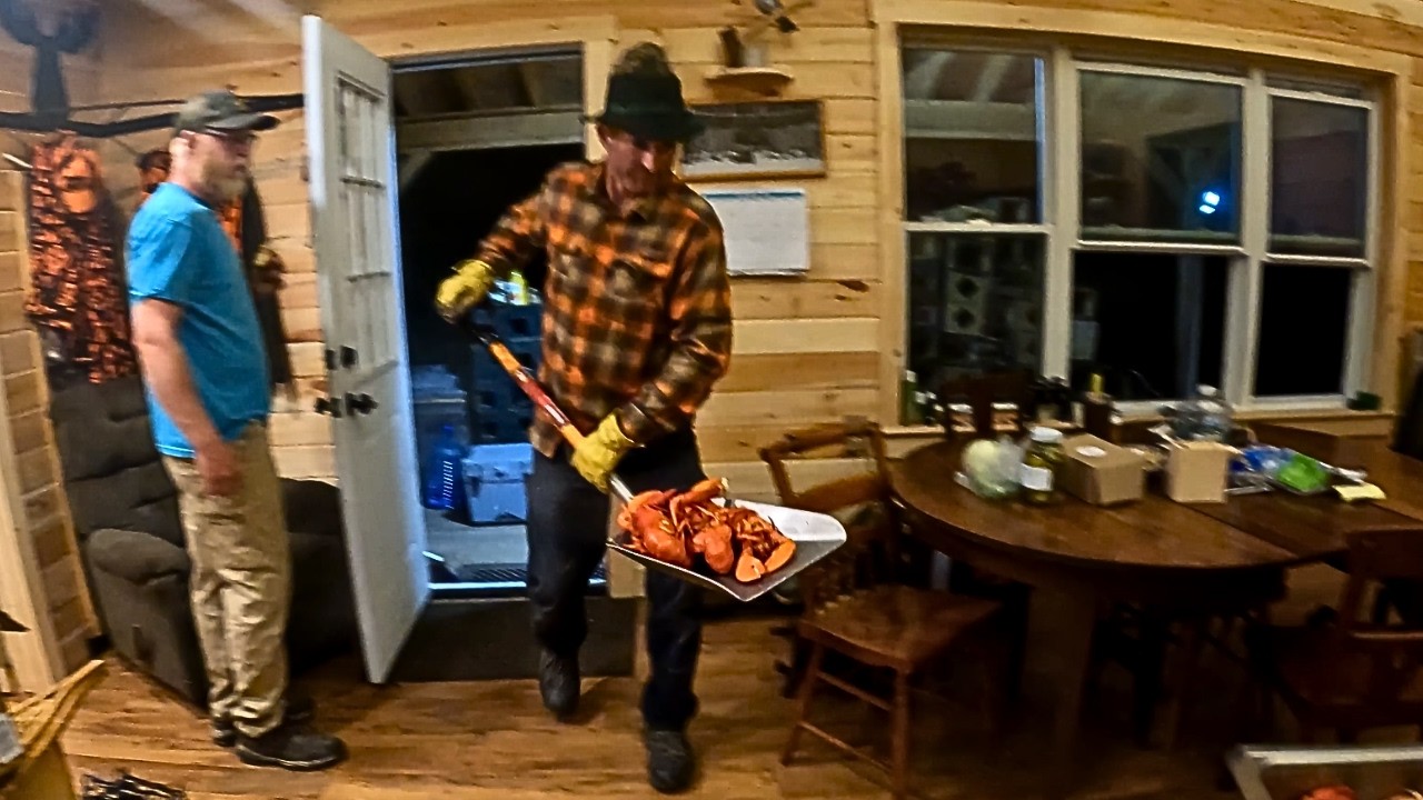 Upta Camp: Firewood trip in the North Maine Woods Remote Camp
