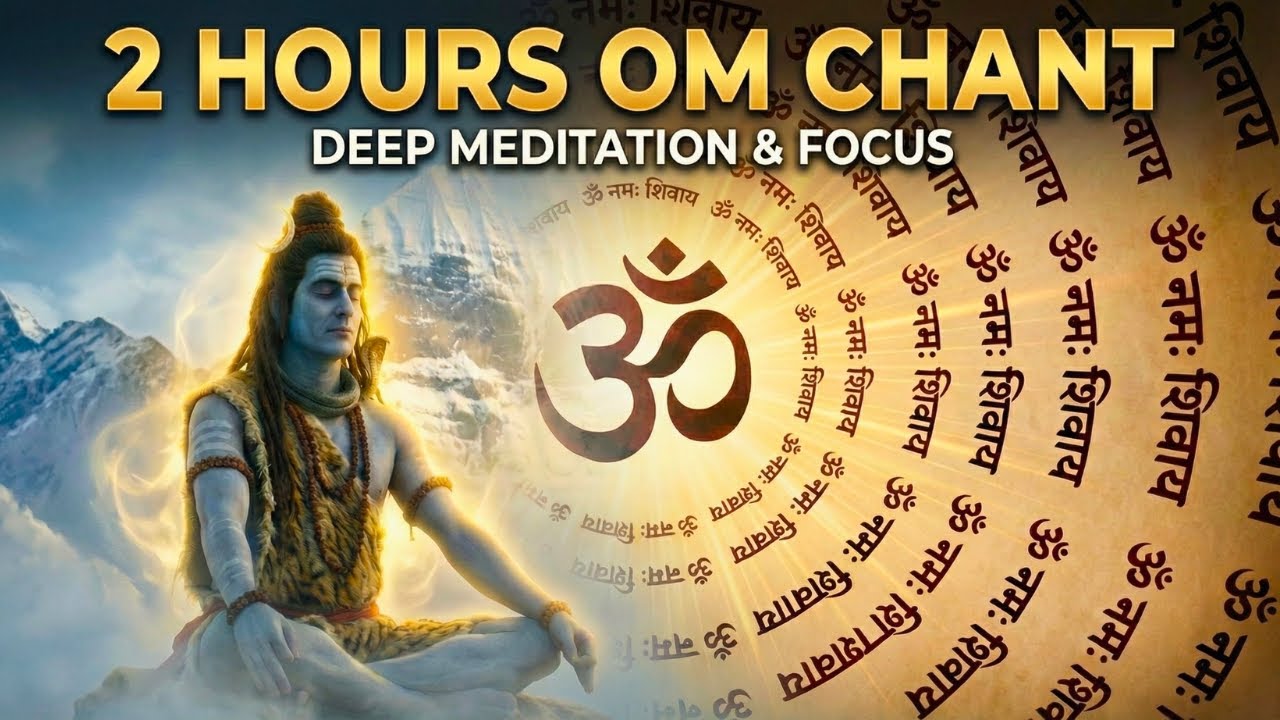 2 Hours OM Chant | Deep Meditation • Inner Peace • Calm Mind