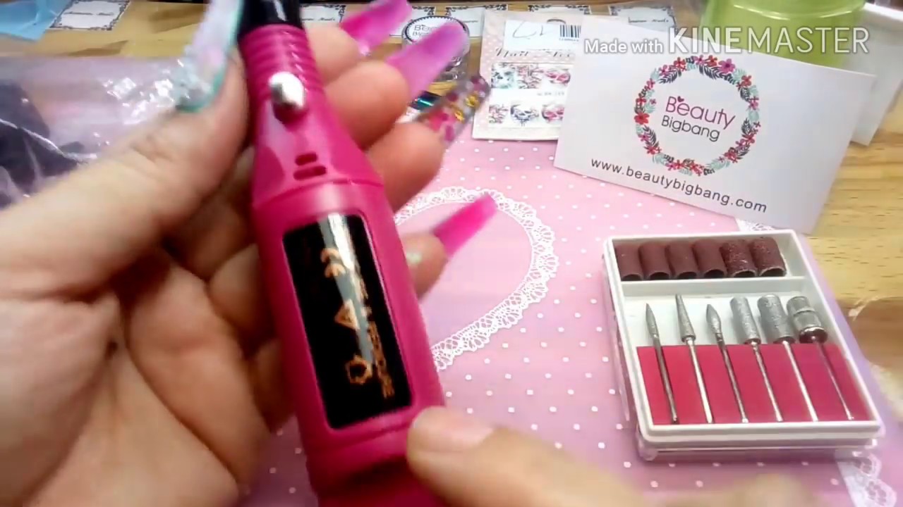 DRILL PARA UÑAS COMO UTILIZARLO Y PARA QUE SIRVE CADA PUNTA