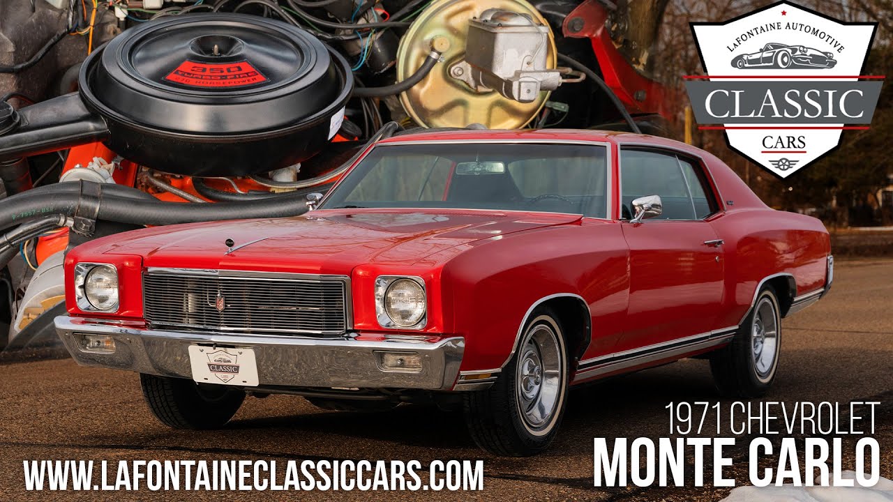 1971 Chevrolet Monte Carlo Driving