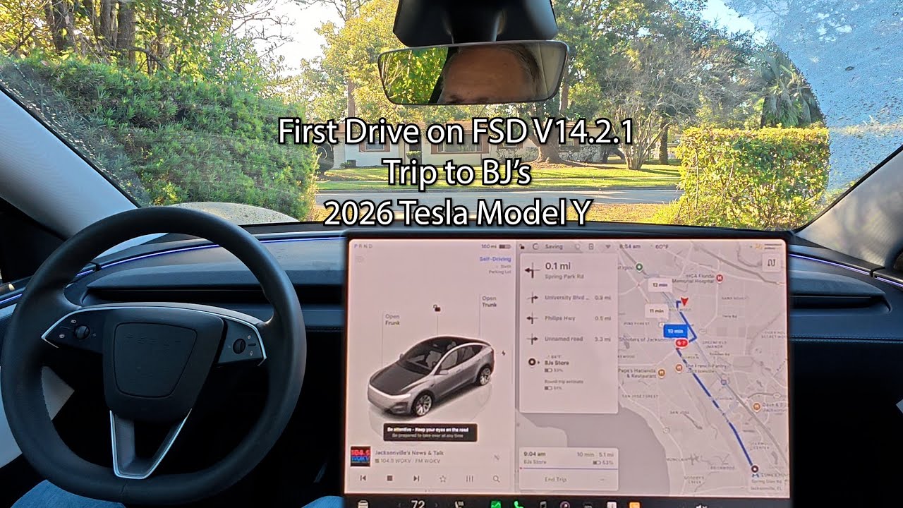 First Drive on FSD V14.2.1