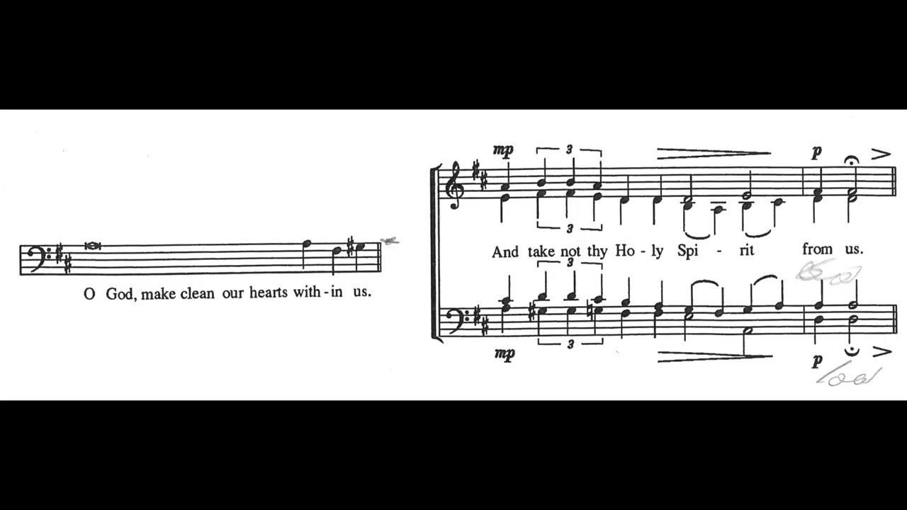 Herbert Sumsion - Preces and Responses (score video)