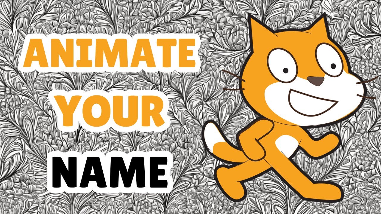 ПРОЕКТ SCRATCH ДЛЯ НАЧИНАЮЩИХ | Легко начать | Начало работы | Учебное пособие по анимации имени