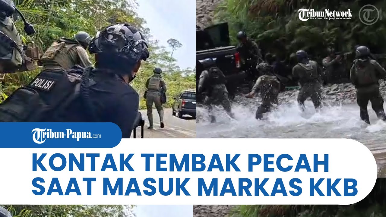 KONTAK TEMBAK PECAH! Aparat Sergap Markas KKB di Yahukimo