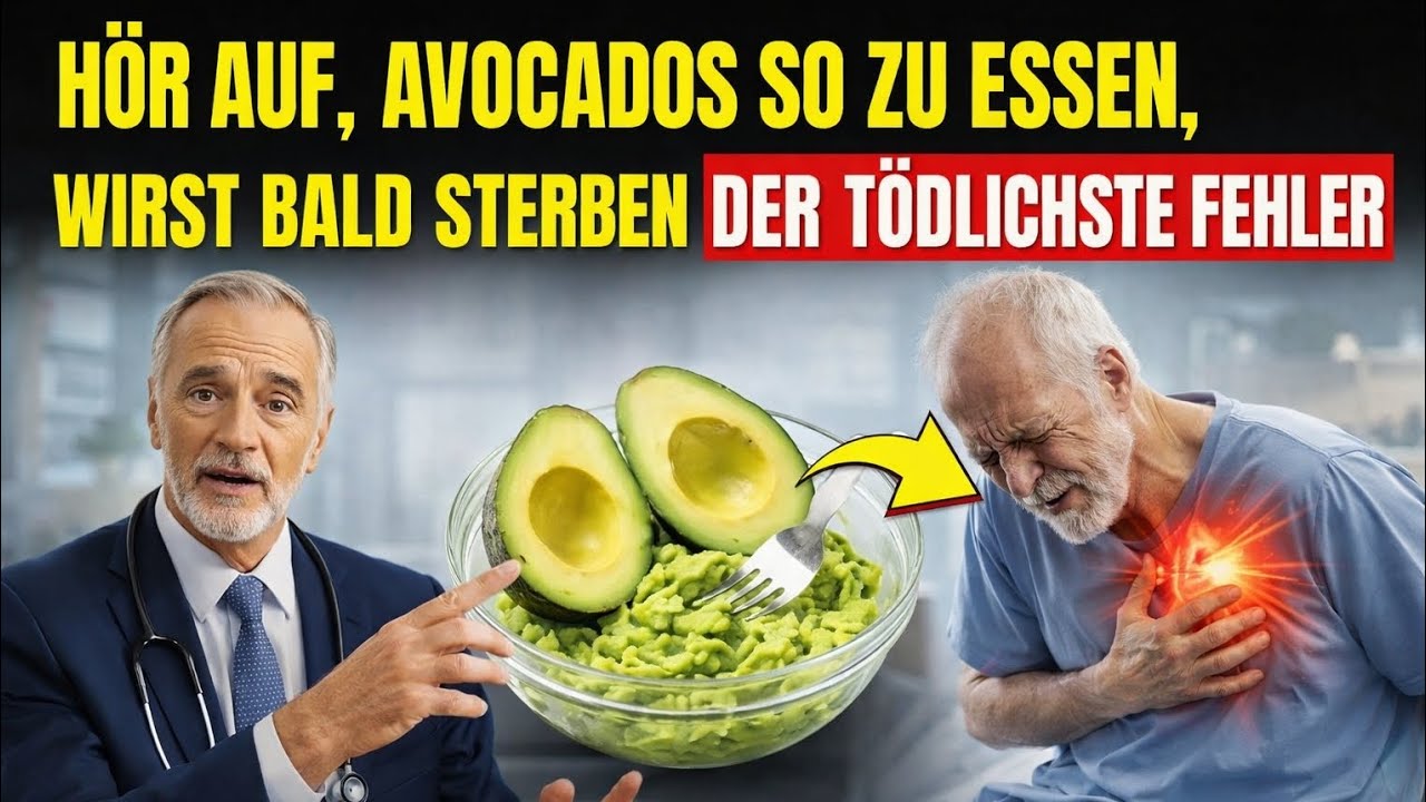 Avocado-Fehler! Warum diese Essweise Ihr Herz gefährdet