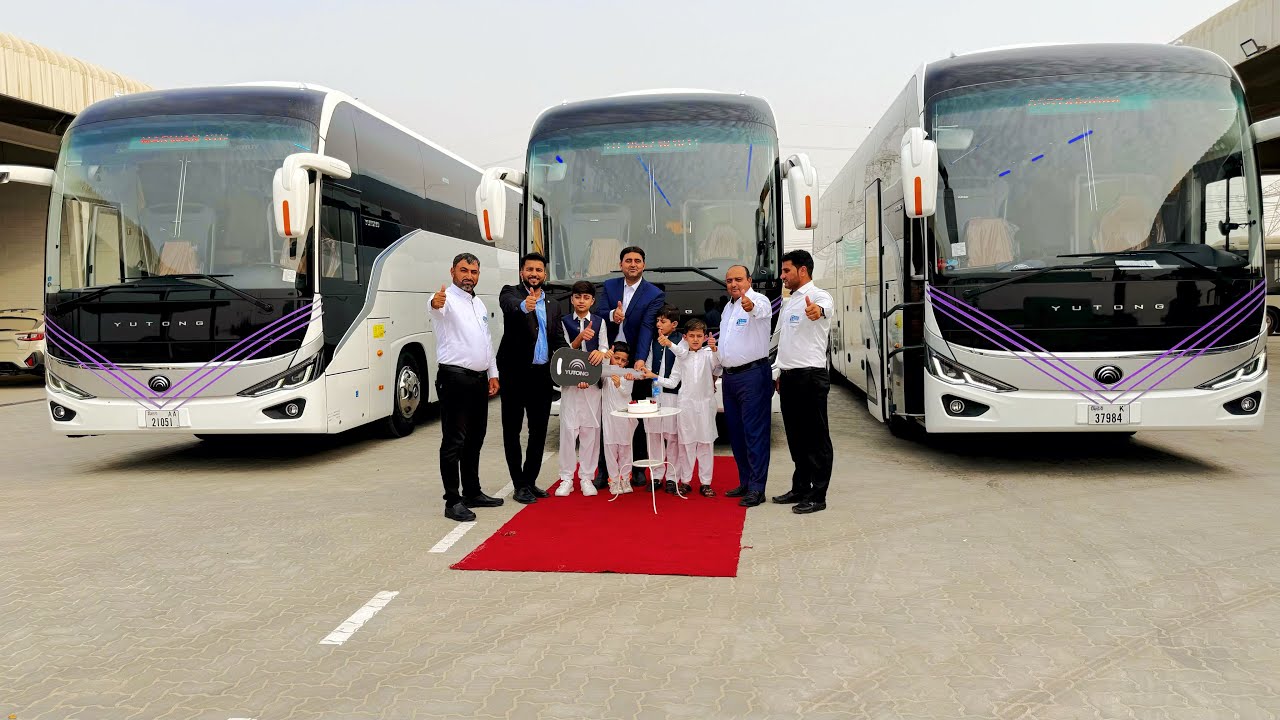 “Exciting 🎉as we delivered 3 units 🔑of the 53-seater 2025 model #yutongbus #luxurybus #transport