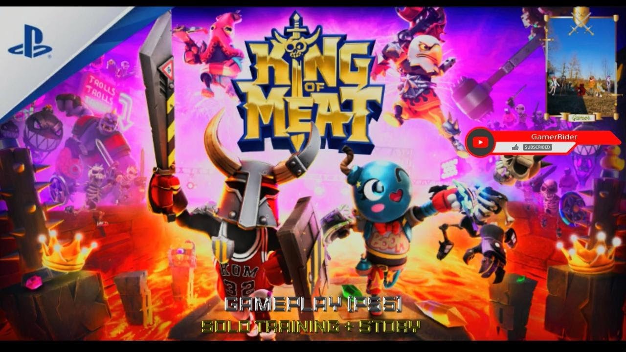 👑 King of Meat 🥩 Gameplay (PS5) Solo training + Story